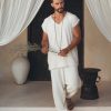 Off White Men's Boho Cargo Pants Raw Edge
