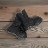 Punk Goth Platform Boots: Thick Bottom Round Toe