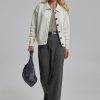 Alpaca Wool Cardigan For Women Merino Buttoned Knit