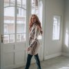 Short Wool Cardigan Coat For Women Powder Beige