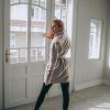 Short Wool Cardigan Coat For Women Powder Beige