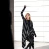 Maxi Cardigan Hooded Women Plus Size Clothing Stripe