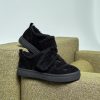 Cozy Fur Lined Suede Boots Warm Winter Shoes